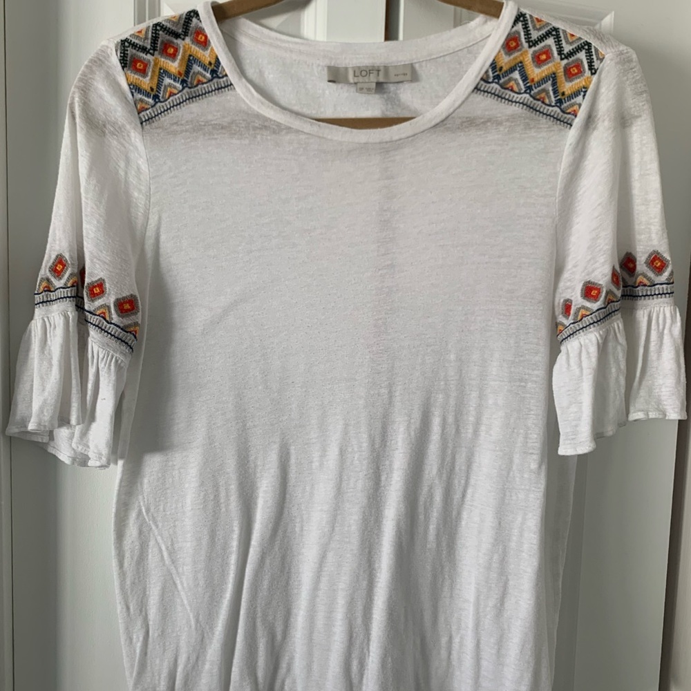 White Sheer Loft Tee